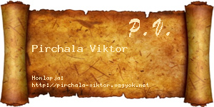 Pirchala Viktor névjegykártya